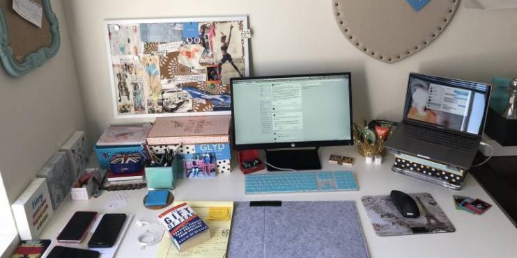 Here's what's on GLYD's Monika Bhasin's work desk