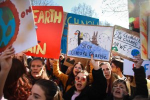 Children protest