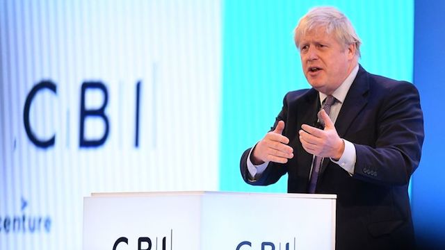 Boris Johnson CBI