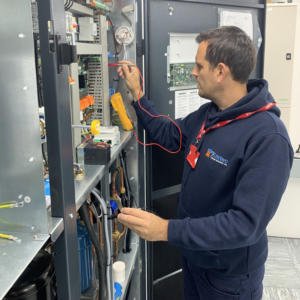 Marc Rigby of Emtec Climate Solutions at work