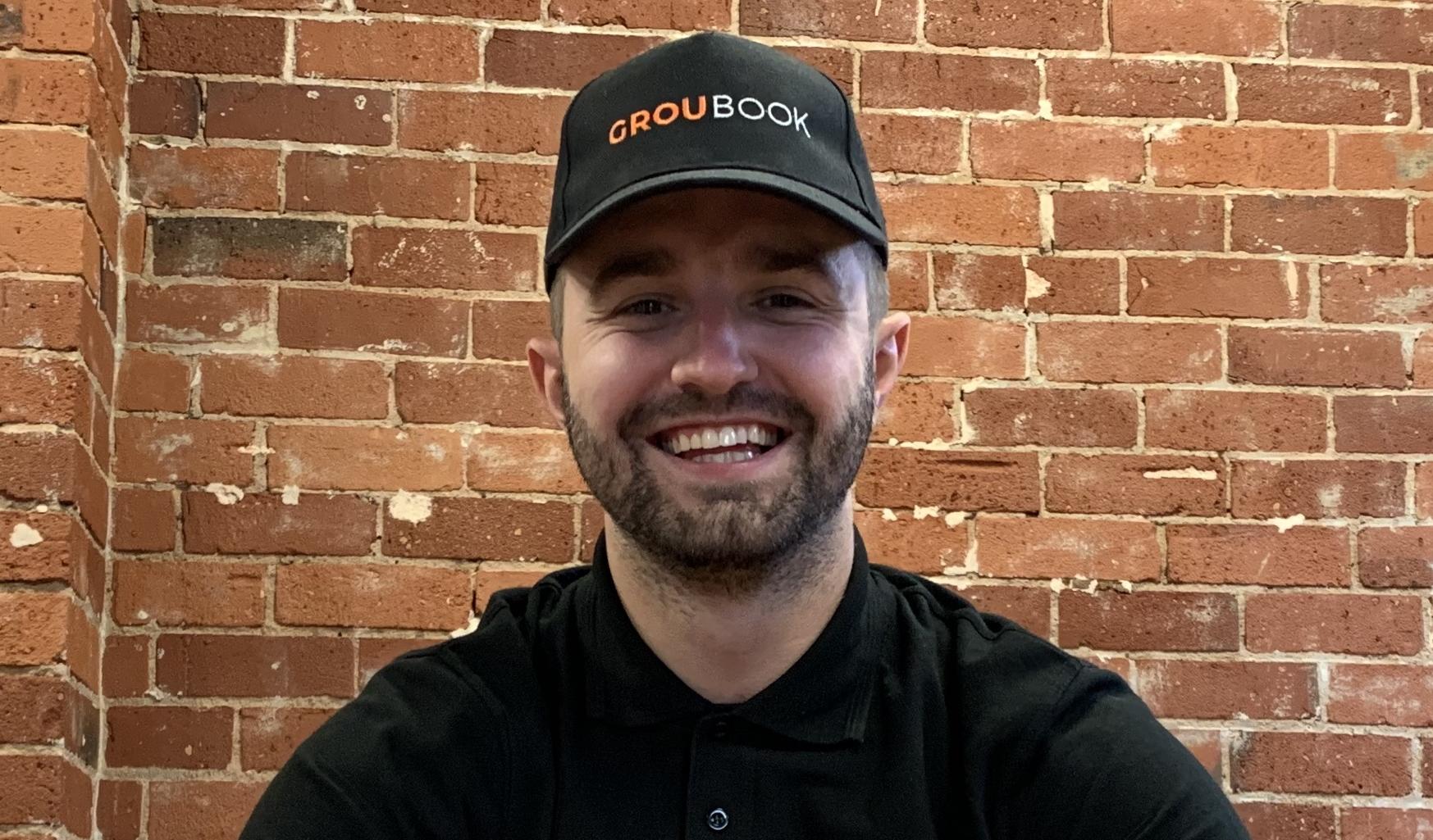 Groubook founder Bradley Gough