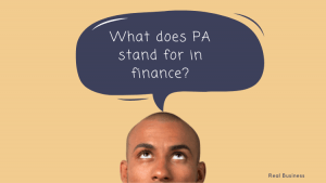 What does PA stand for in finance?