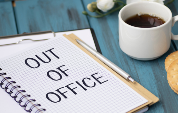 Out of Office While Travelling for Business Examples
